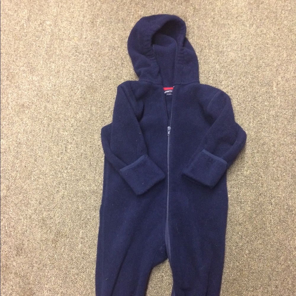 Lands End Fleece Suit 24M